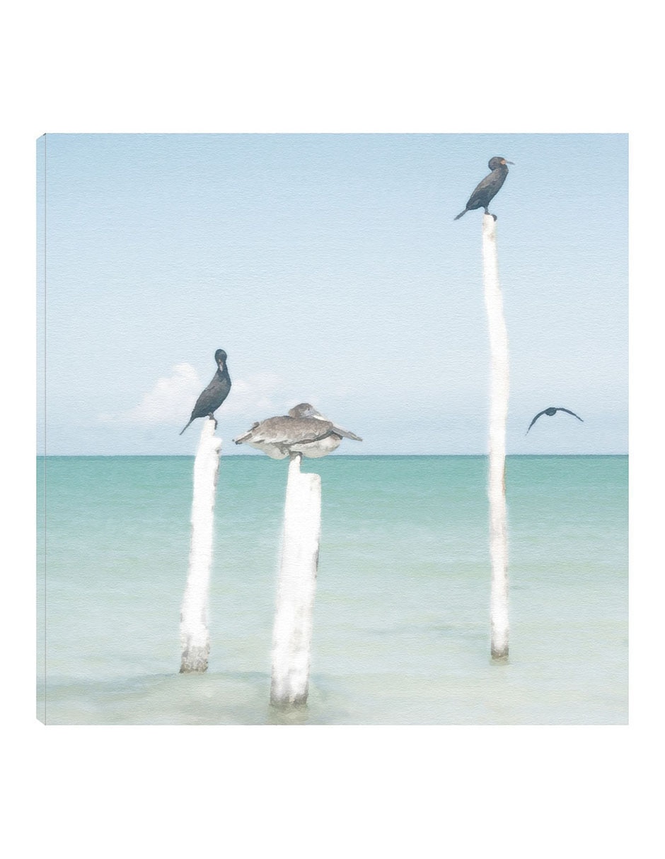 Cuadro decorativo Centinelas técnica mixta Playas Cuadro decorativo Centinelas técnica mixta Playas