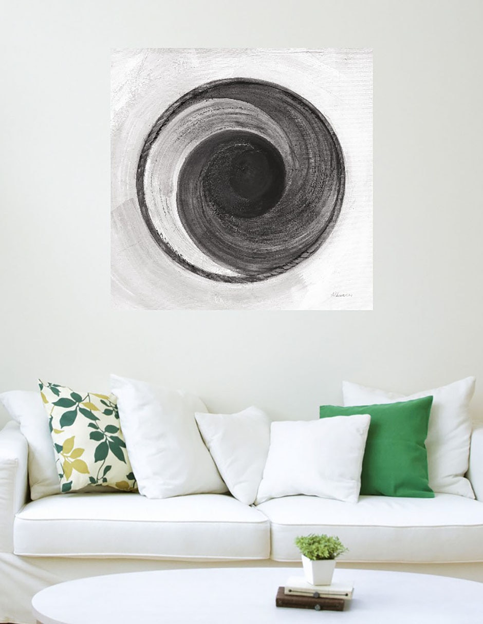 Cuadro decorativo Belleza tejida I BN técnica mixta Formas 3