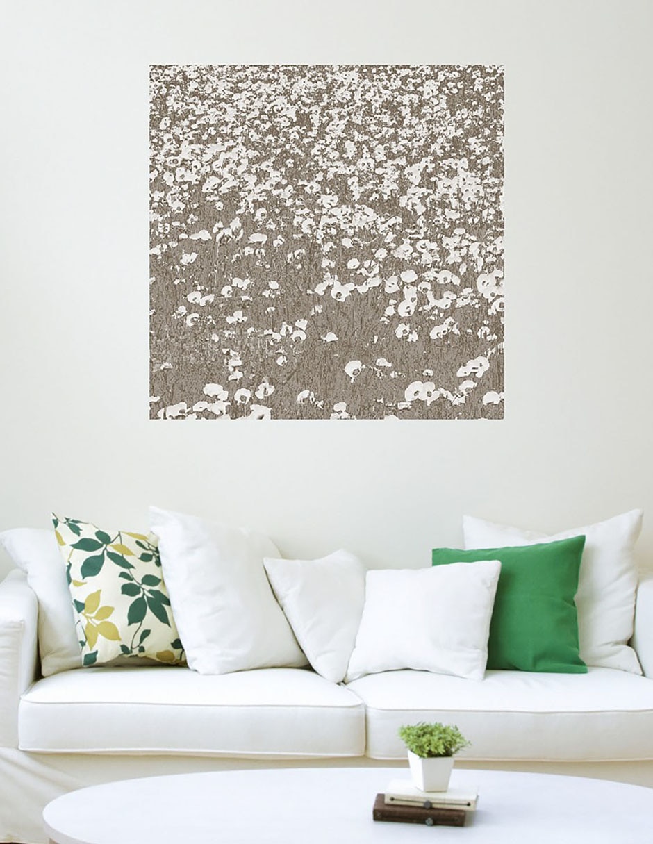 Cuadro decorativo Campos neutrales técnica mixta Primavera 3