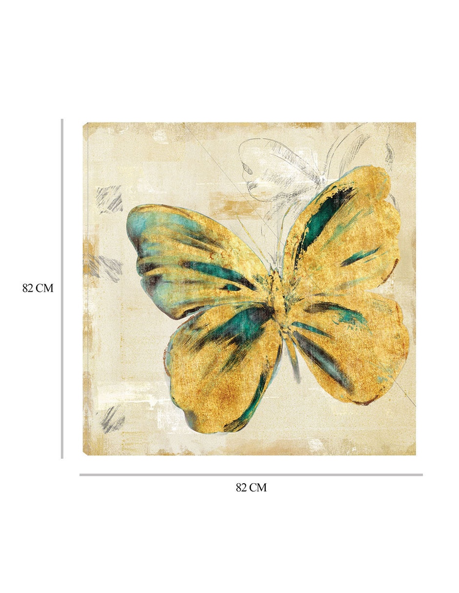 Cuadro decorativo Bosquejo de Mariposa II técnica mixta Primavera 8