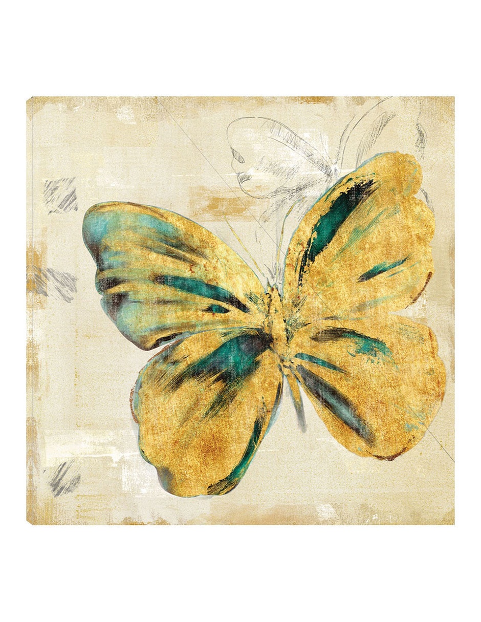 Cuadro decorativo Bosquejo de Mariposa II técnica mixta Primavera