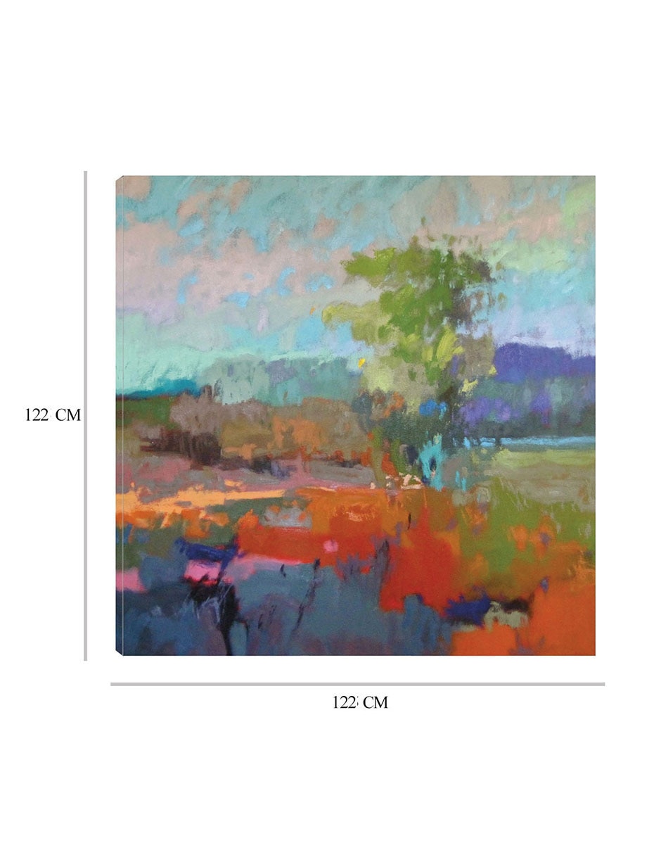 Cuadro decorativo Campo de color XII técnica mixta Naturaleza 2