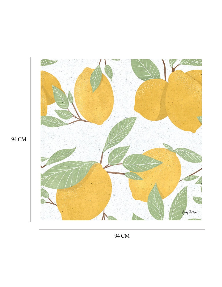 Cuadro decorativo Cócteles afrutados II técnica mixta Cítricos 3