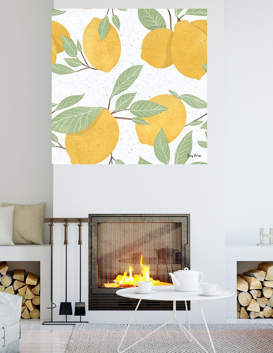 Cuadro decorativo Cócteles afrutados II técnica mixta Cítricos 4