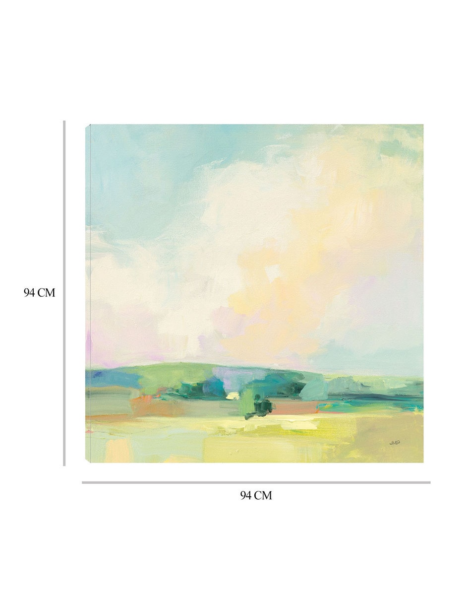 Cuadro decorativo Cielo de Verano II técnica mixta Campos 8