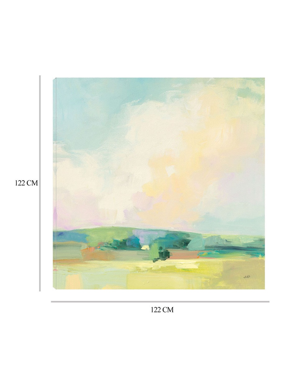 Cuadro decorativo Cielo de Verano II técnica mixta Campos 3