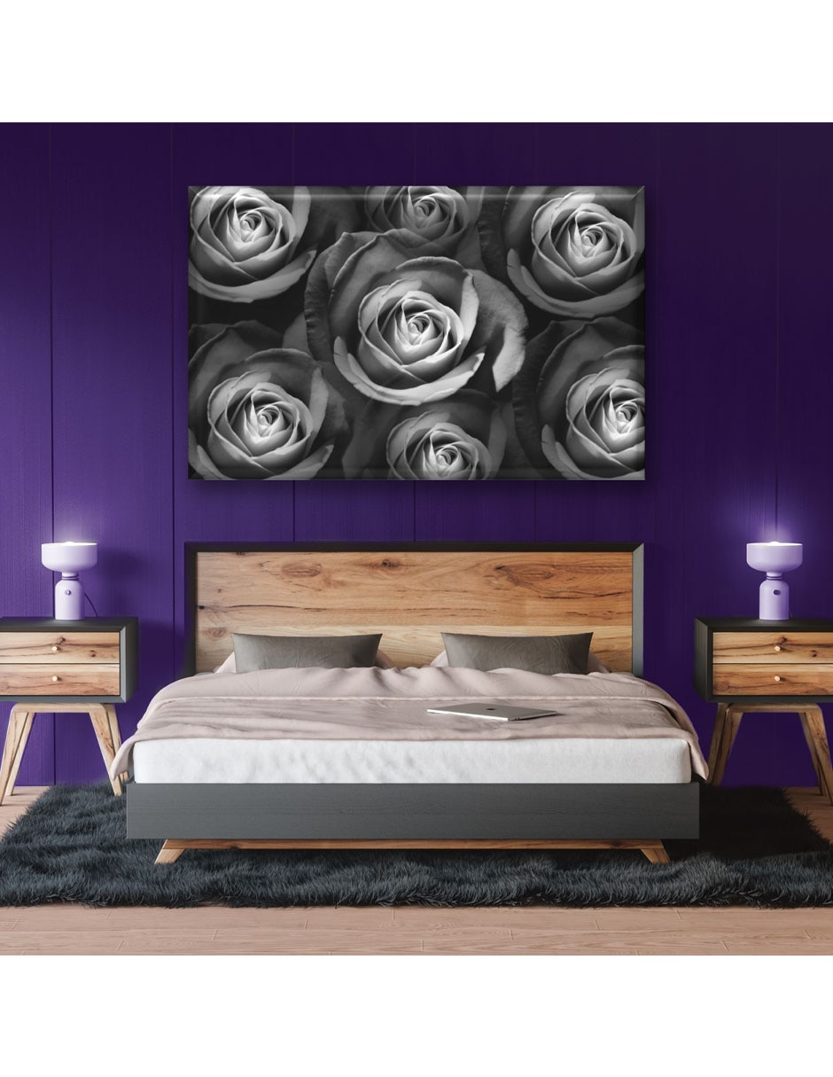 Cuadro decorativo Rosas bn 2