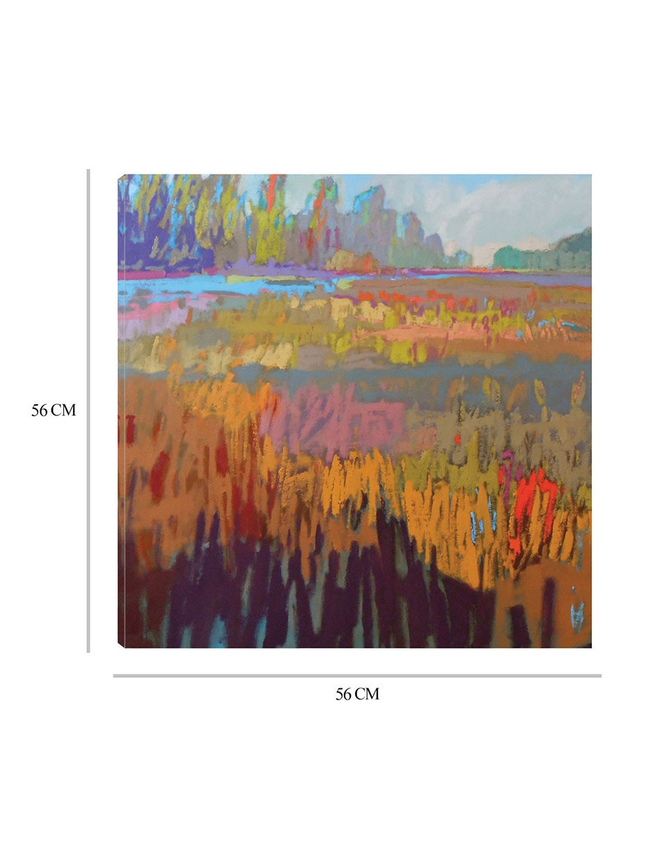 Cuadro decorativo Campo de color XXII técnica mixta Naturaleza 8