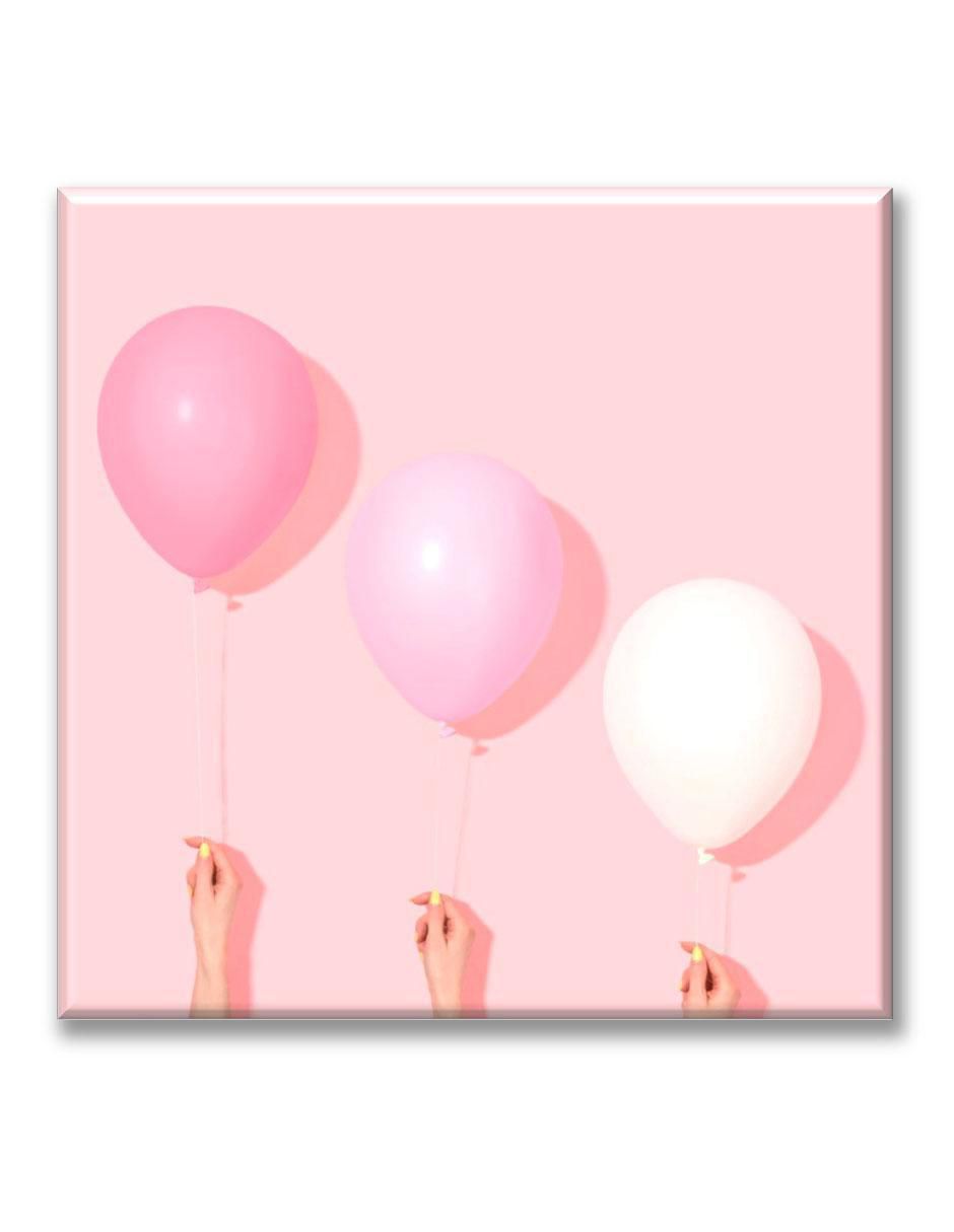 Cuadro decorativo Globos rosas Cuadro decorativo Globos rosas