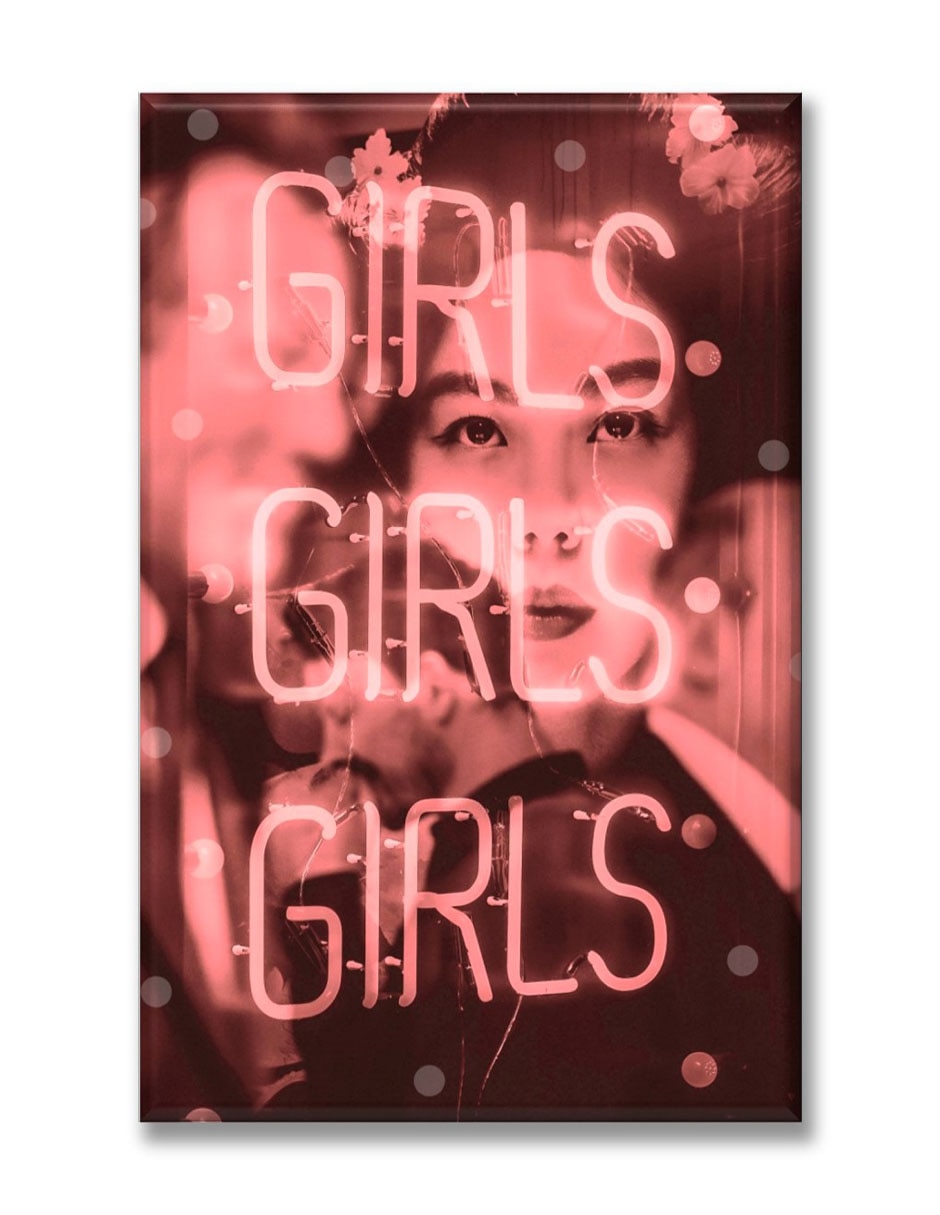 Cuadro decorativo girls neón Cuadro decorativo girls neón