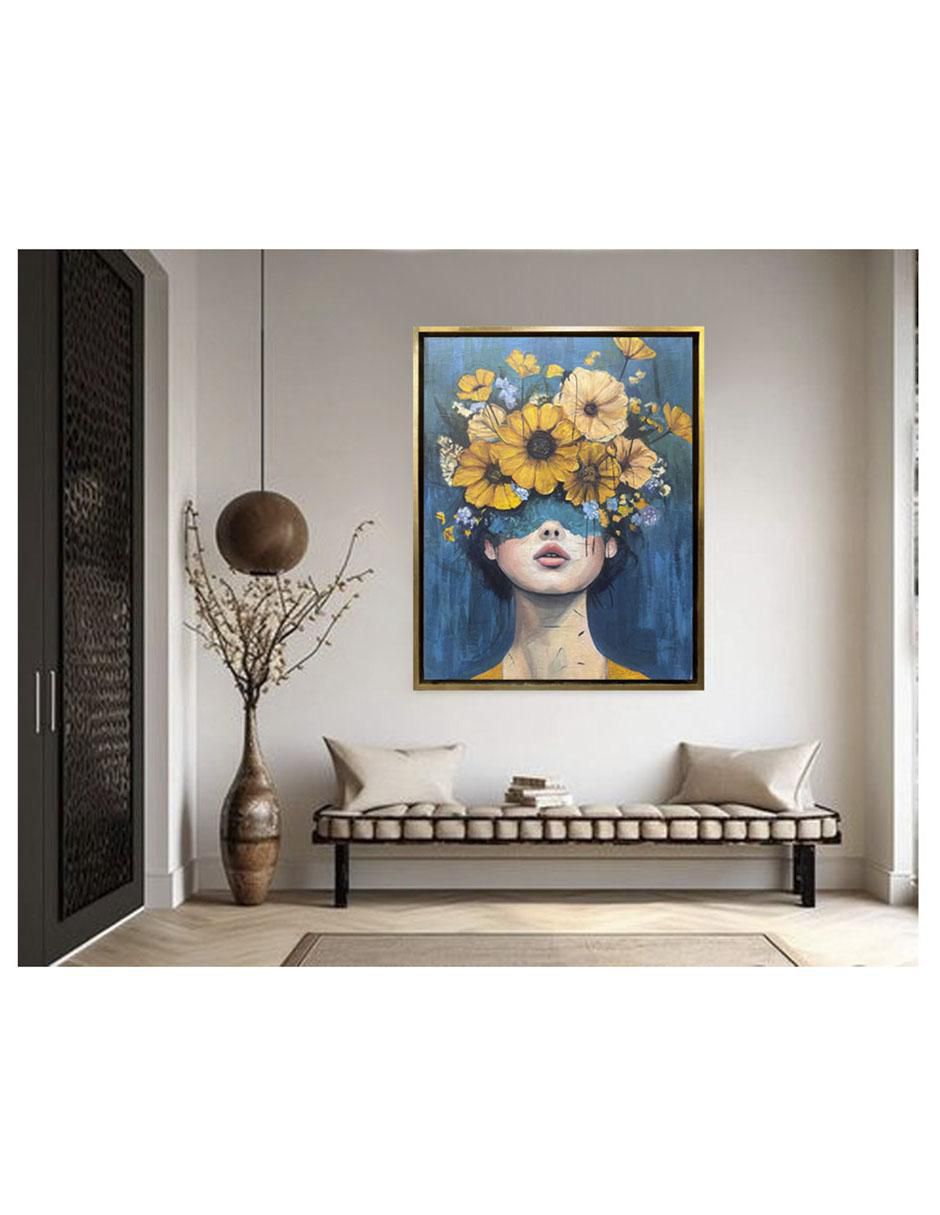 Pintura Blooming Beauty técnica acrílico 4