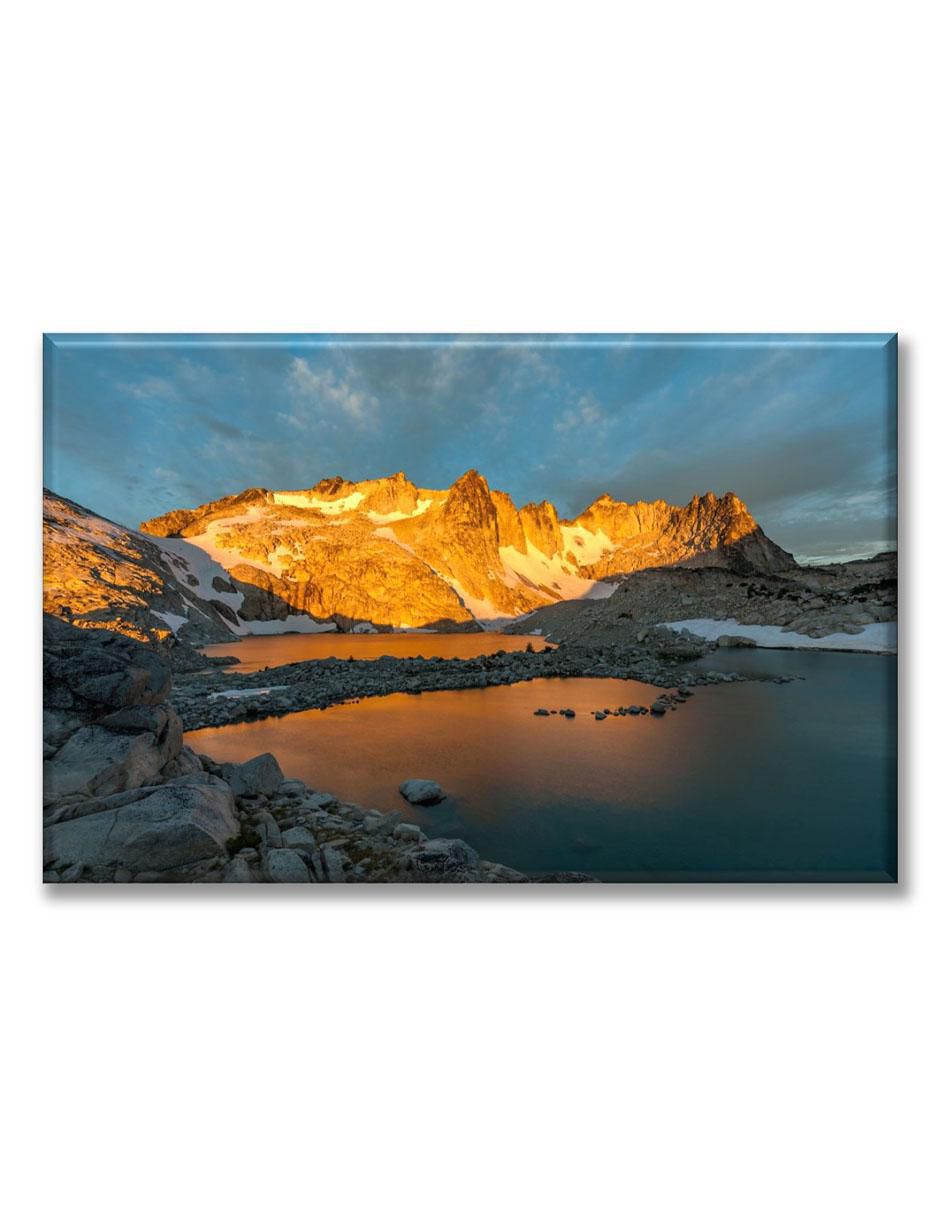 Cuadro decorativo Montaña iluminada por el sol