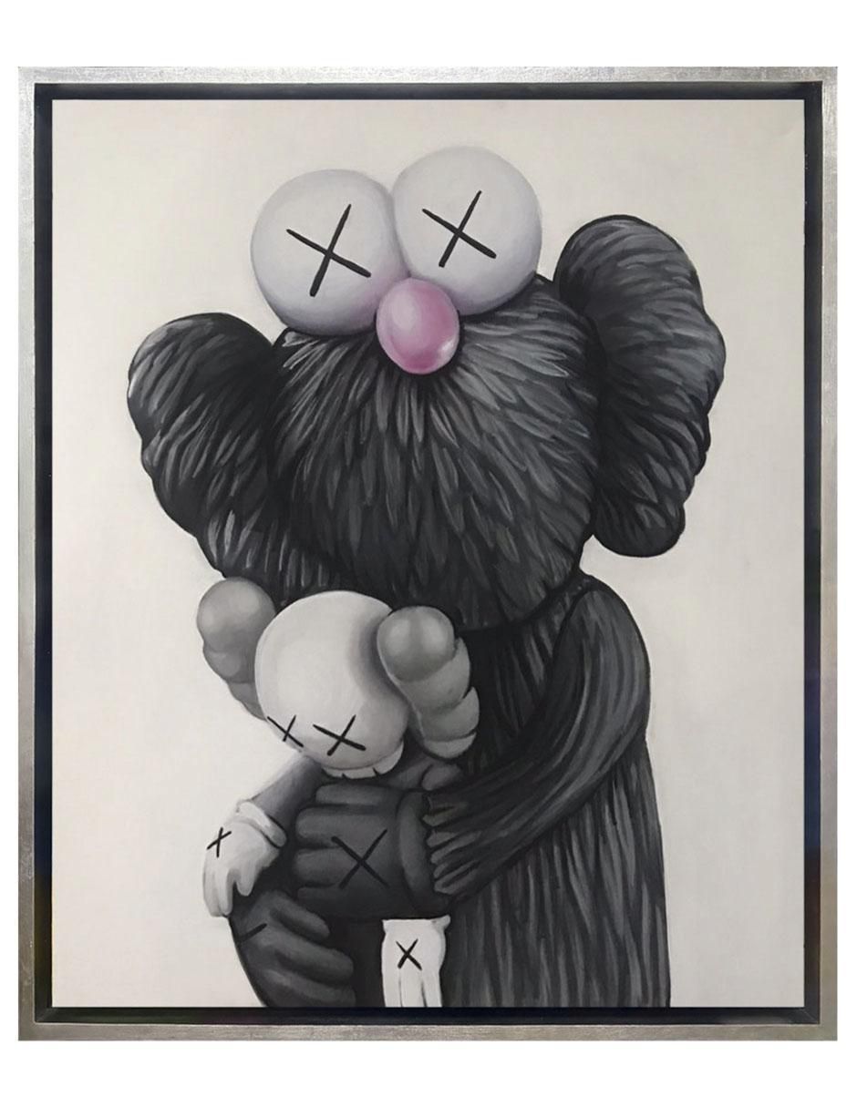 Pintura KawsSsB técnica acrílico