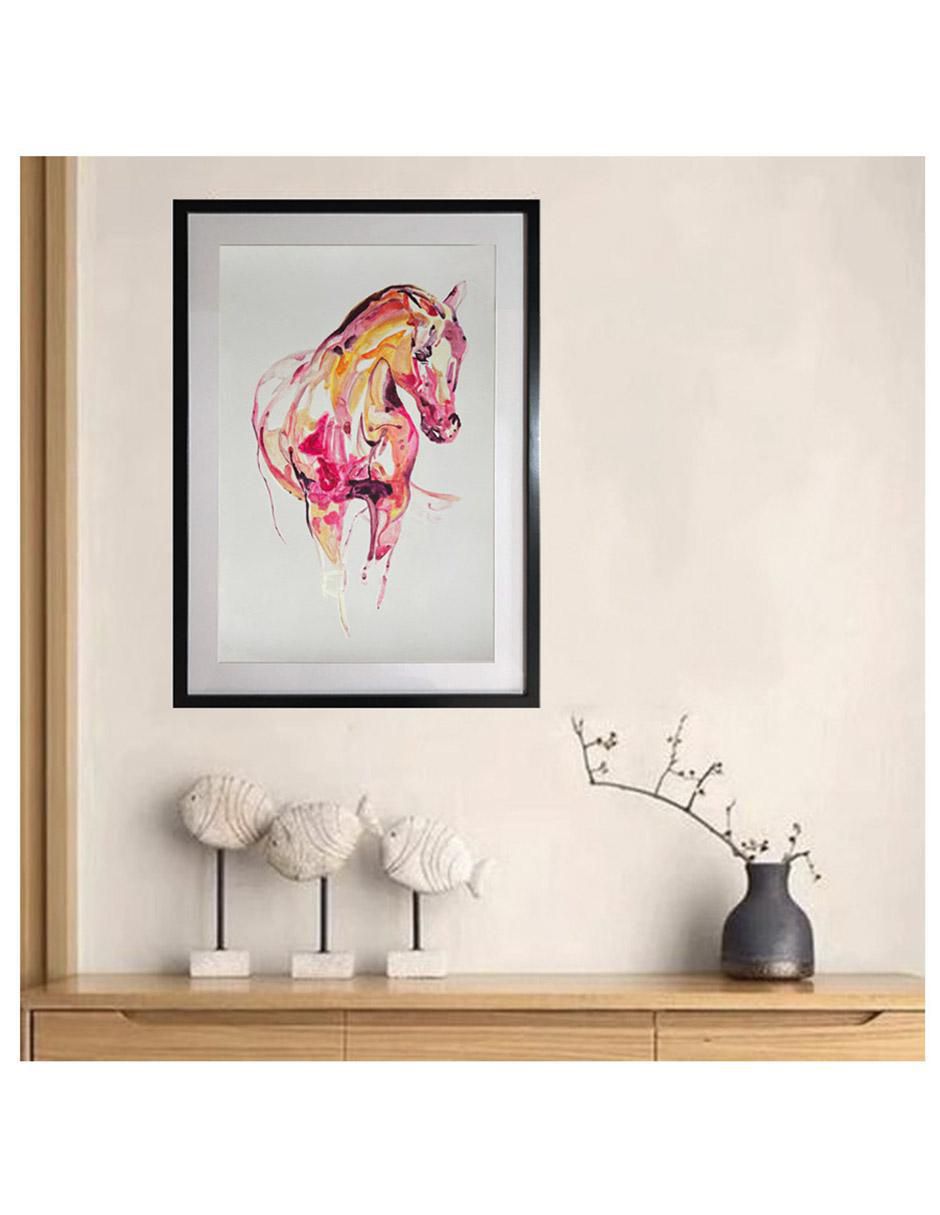 Pintura Dulce Coral técnica acrílico 3