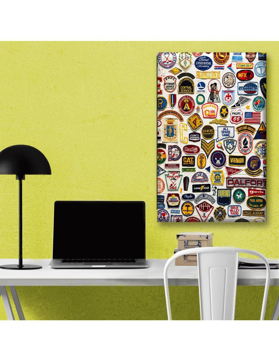 Cuadro decorativo Sello pared retro 3