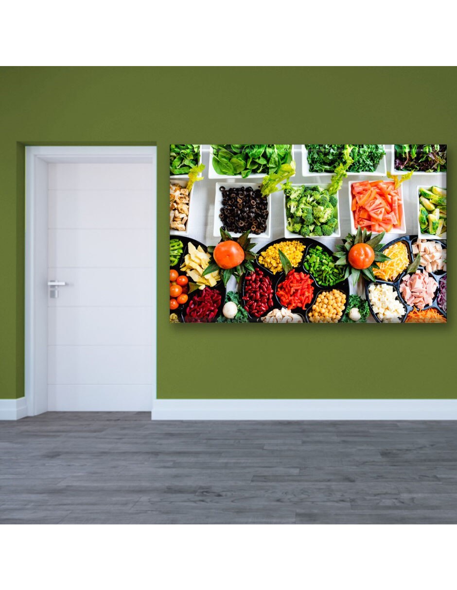 Cuadro decorativo Variedad de verduras 2