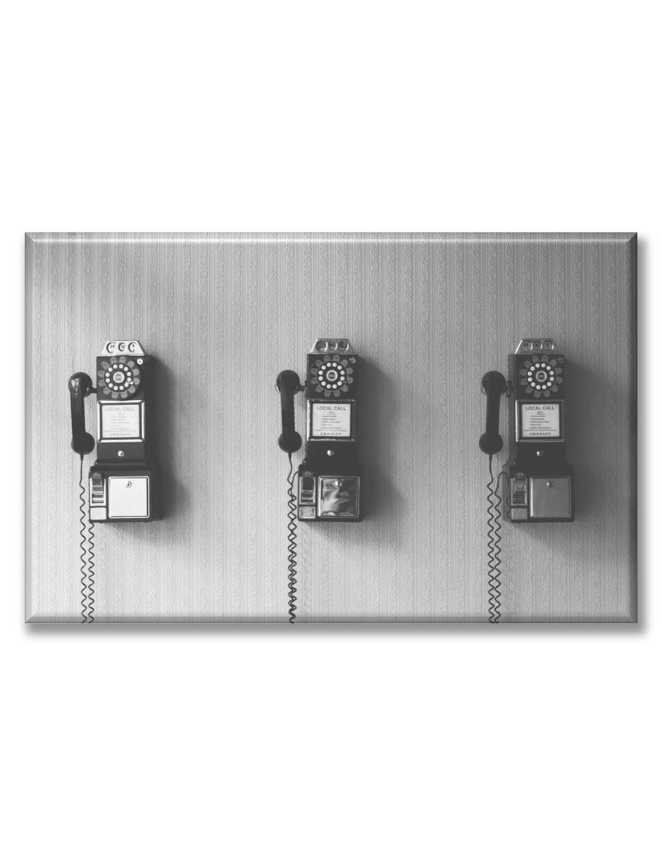 Cuadro decorativo Teléfono vintage de pared Cuadro decorativo Teléfono vintage de pared