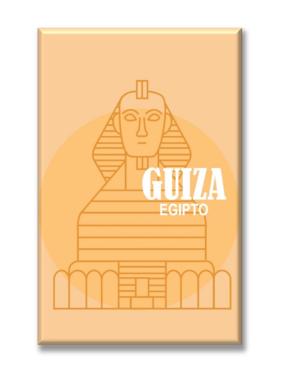 Cuadro decorativo Guiza ilustración