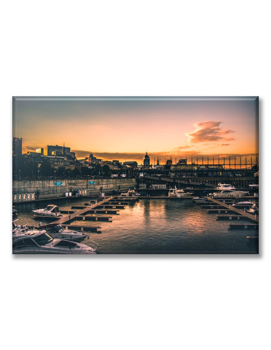 Cuadro decorativo Puerto al atardecer Cuadro decorativo Puerto al atardecer