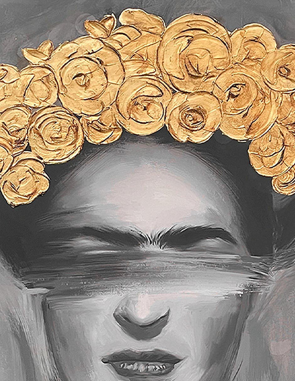 Pintura Carmen técnica mixta 2