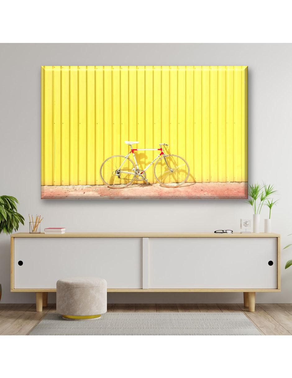 Cuadro decorativo Bicicleta contra la pared 3