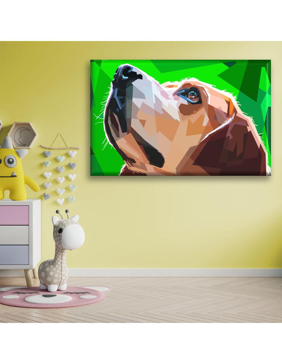 Cuadro decorativo Perro art pop 3