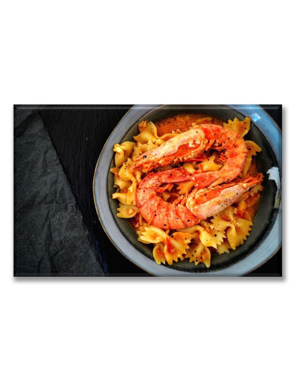 Cuadro decorativo Pasta con camarones Cuadro decorativo Pasta con camarones