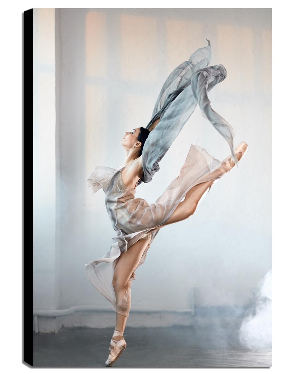 Litografía Ballerina técnica acrílico