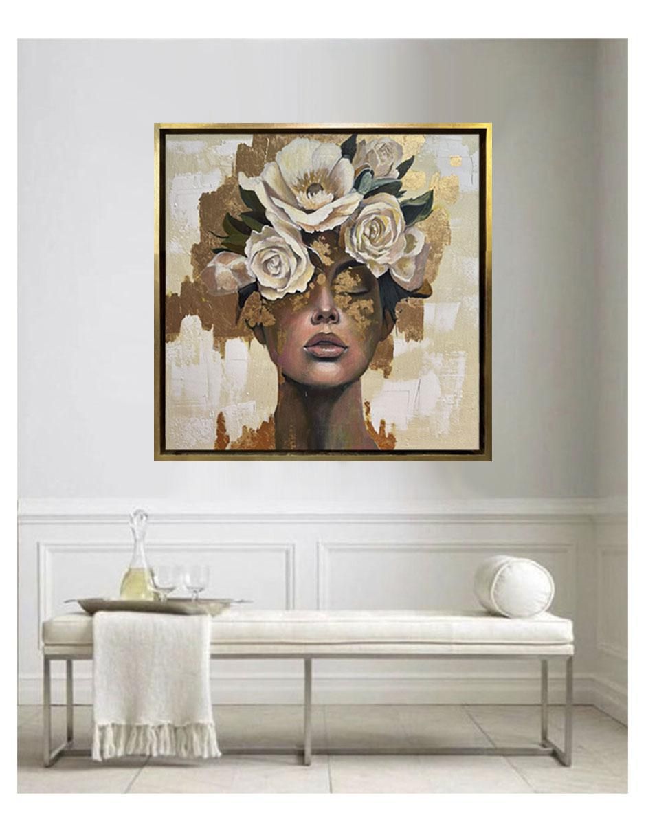 Pintura Everlasting Beauty técnica mixta Flores 4