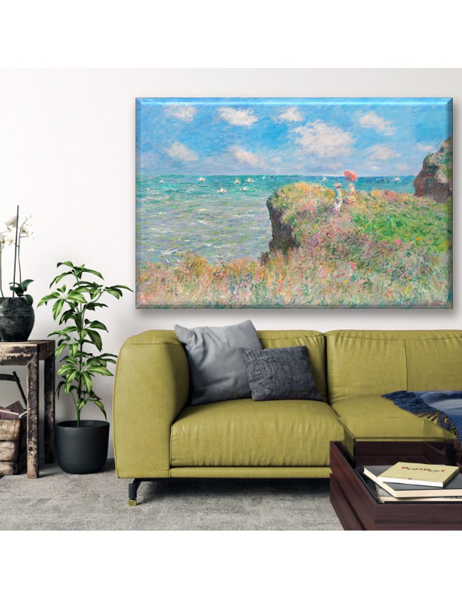 Cuadro decorativo Paseo por el acantilado by Claude Monet 2