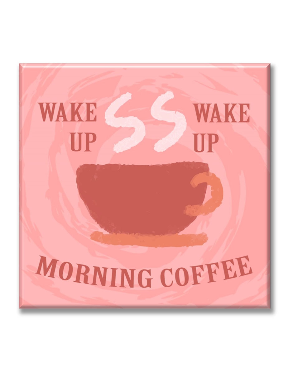 Cuadro decorativo café de la mañana