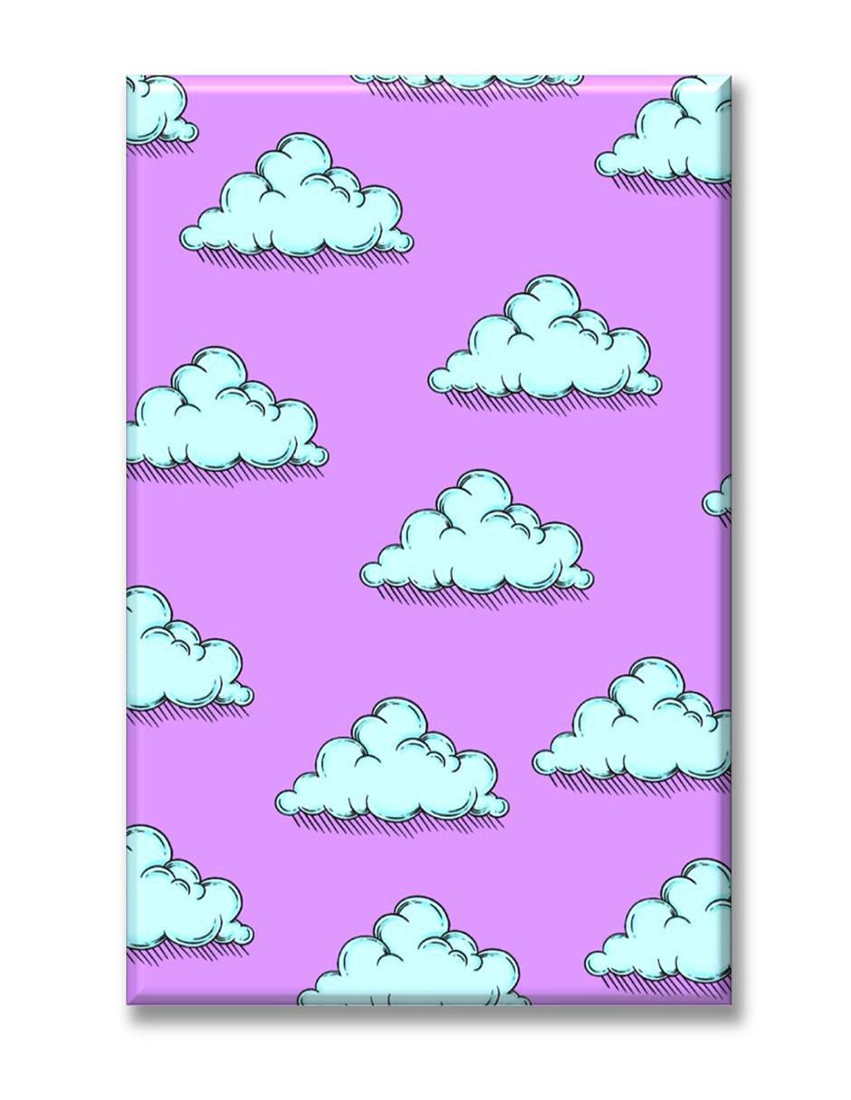 Cuadro decorativo nubes pattern
