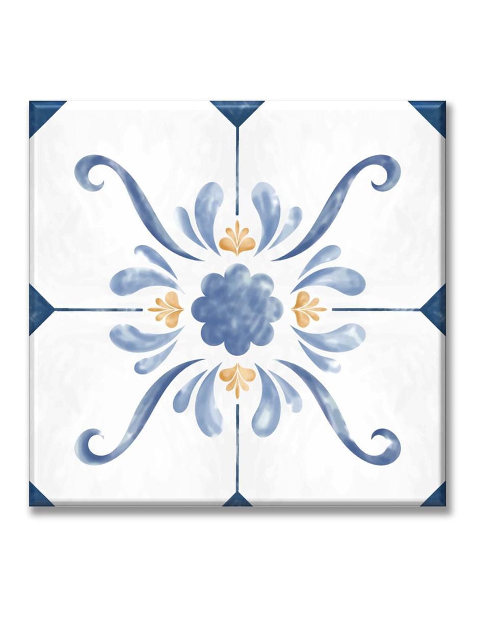 Cuadro decorativo Azulejo de flor Cuadro decorativo Azulejo de flor