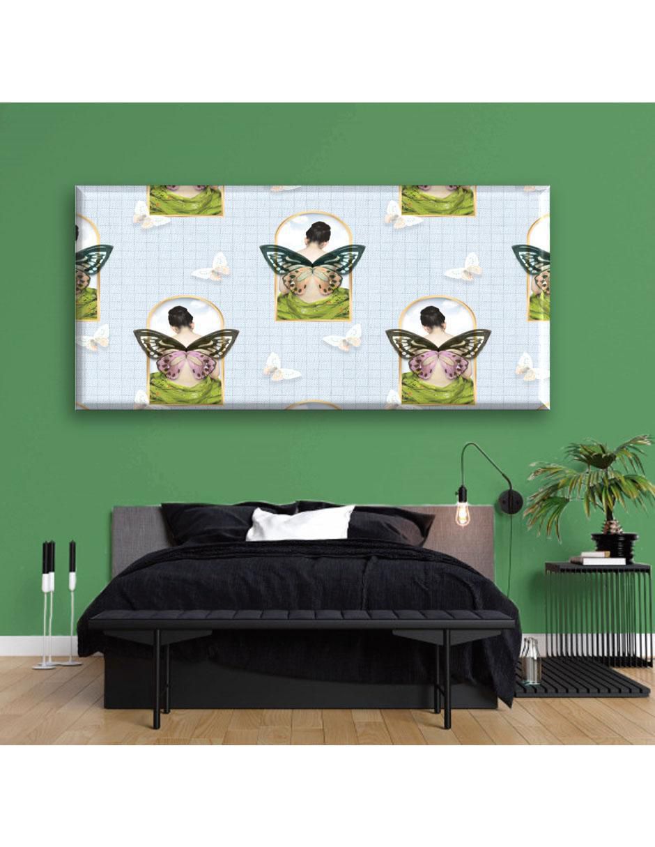 Cuadro decorativo mujer mariposa 2