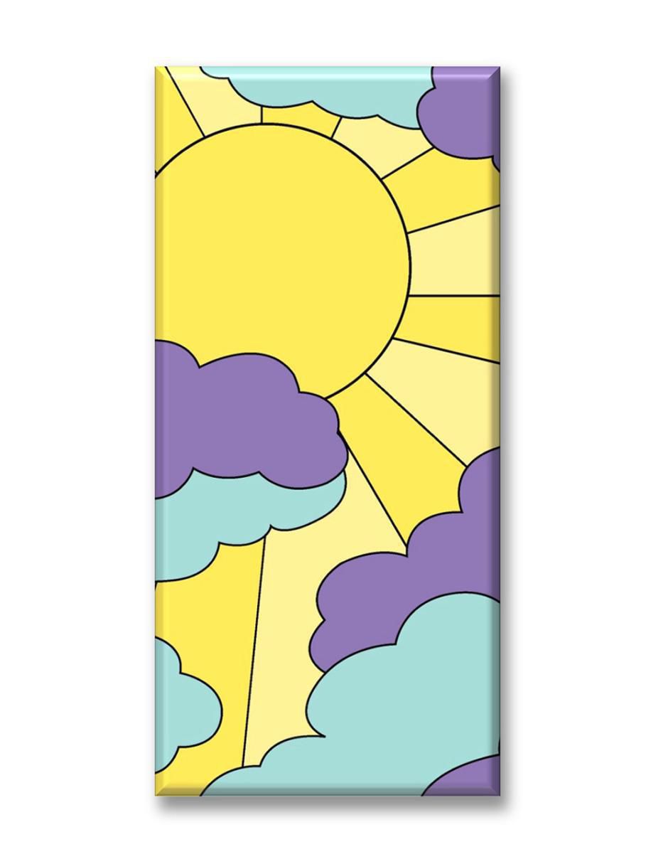 Cuadro decorativo Sol y nubes