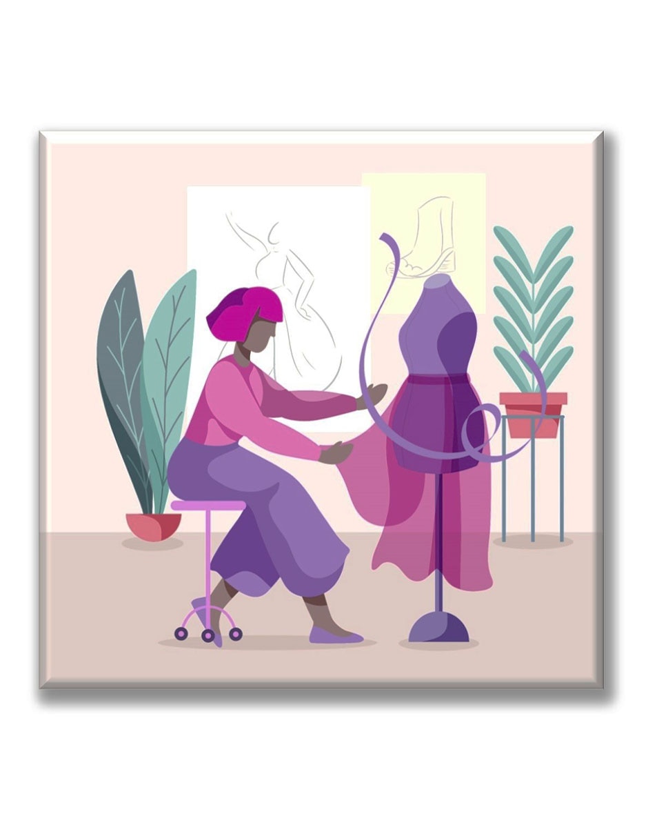 Cuadro decorativo Diseñadora de modas
