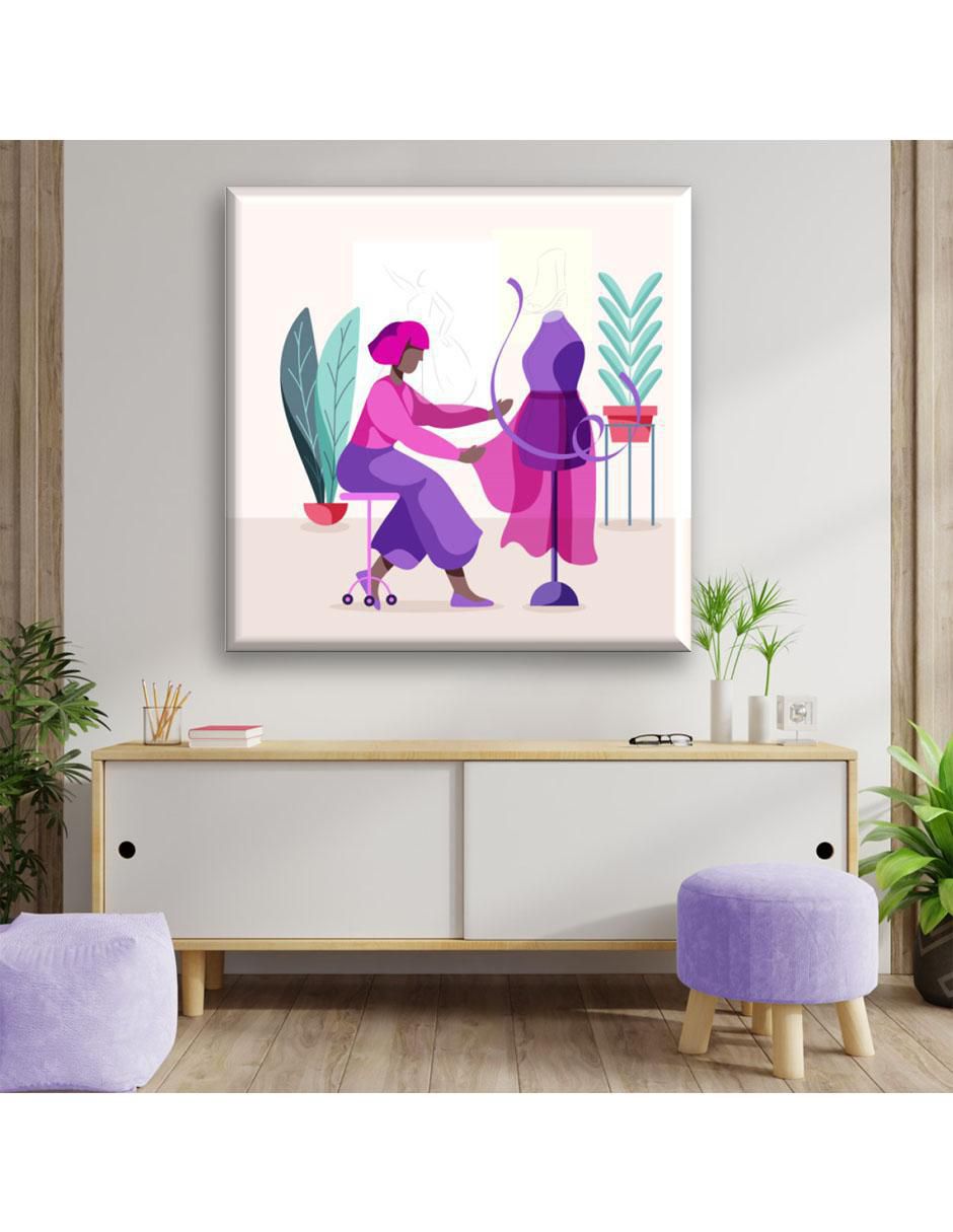 Cuadro decorativo Diseñadora de modas 2