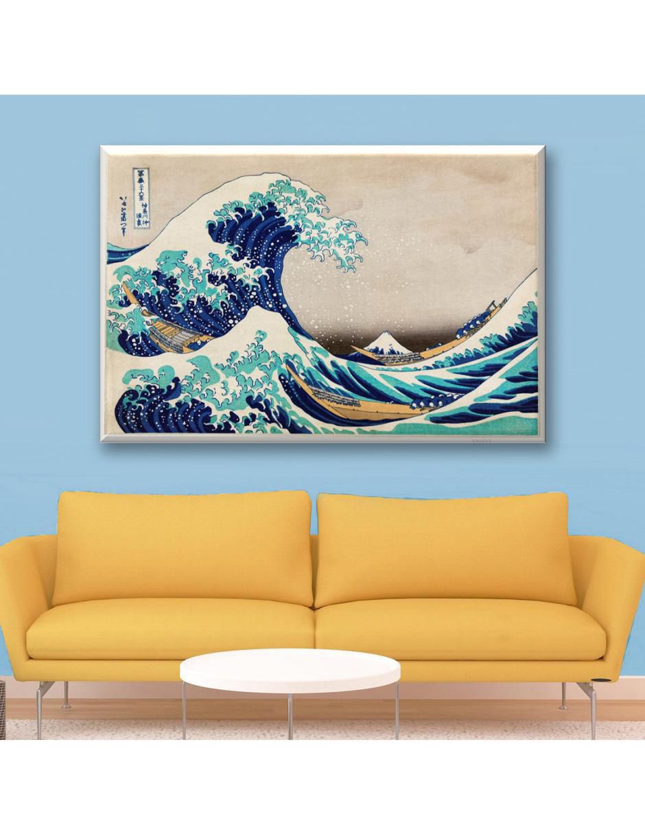 Cuadro decorativo La gran ola de Kanawaga 2