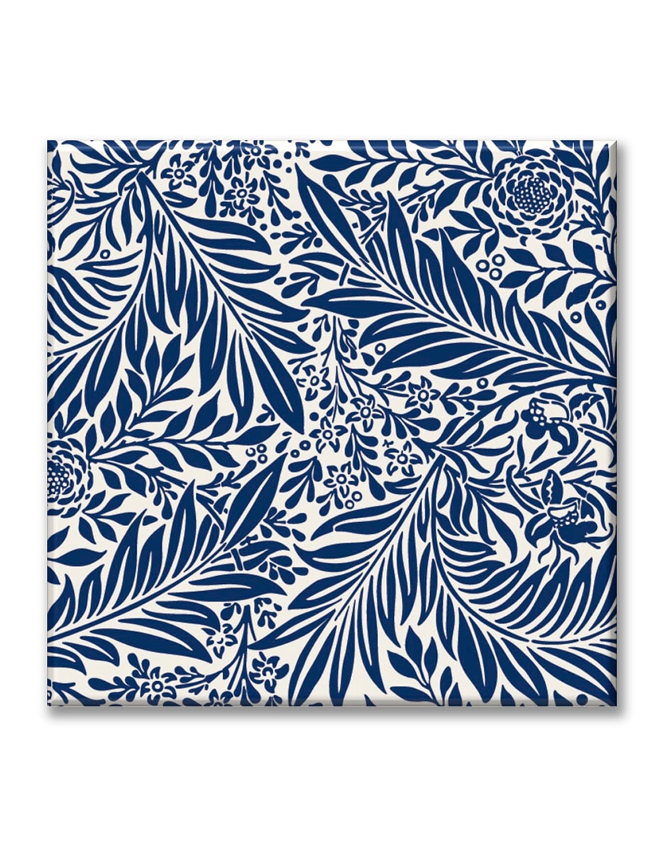 Cuadro decorativo Hojas azules