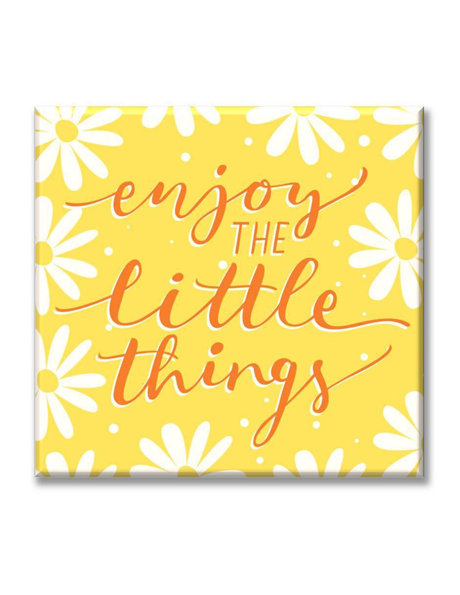 Cuadro decorativo Frase con margaritas Cuadro decorativo Frase con margaritas