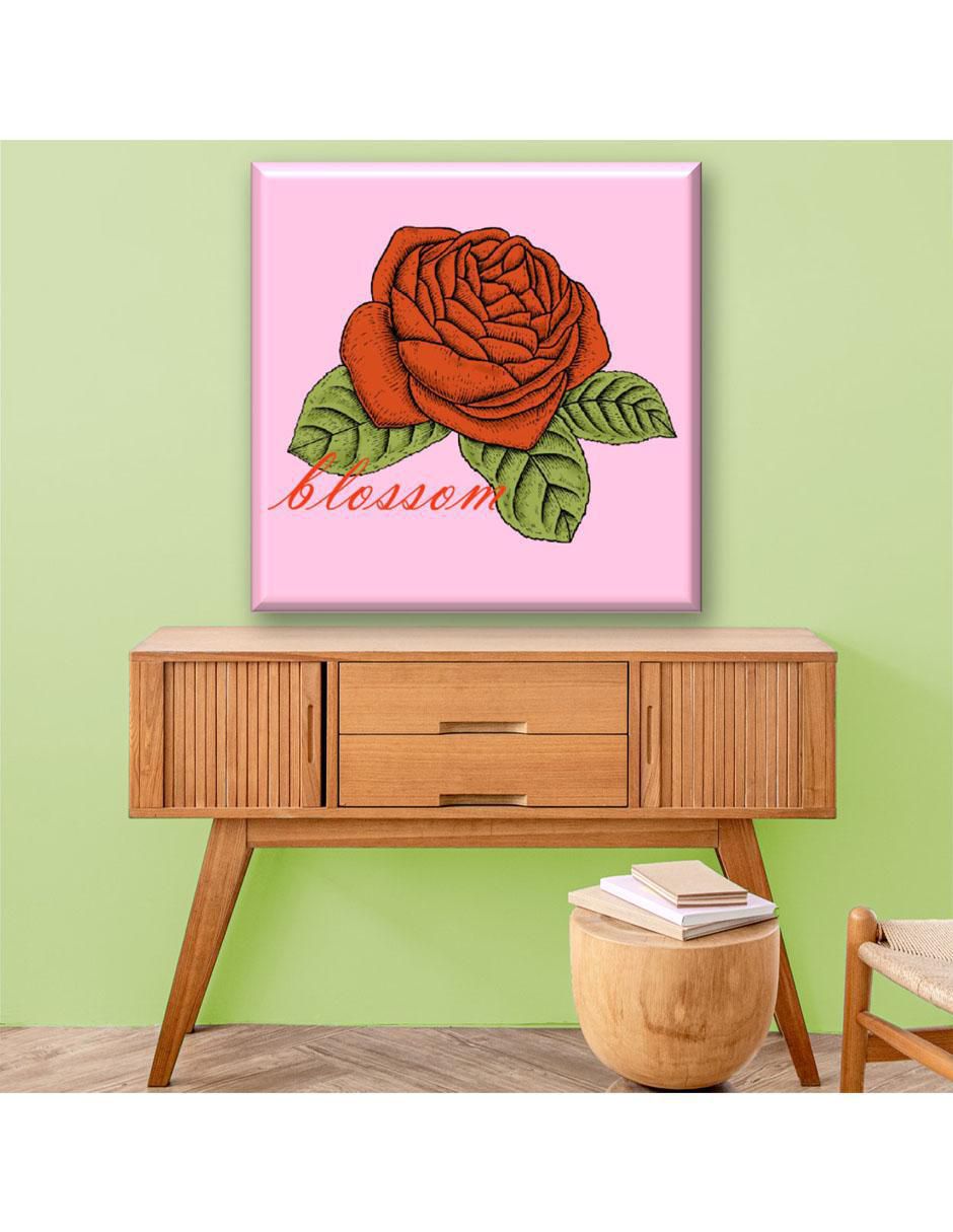 Cuadro decorativo Rosa blossom 3