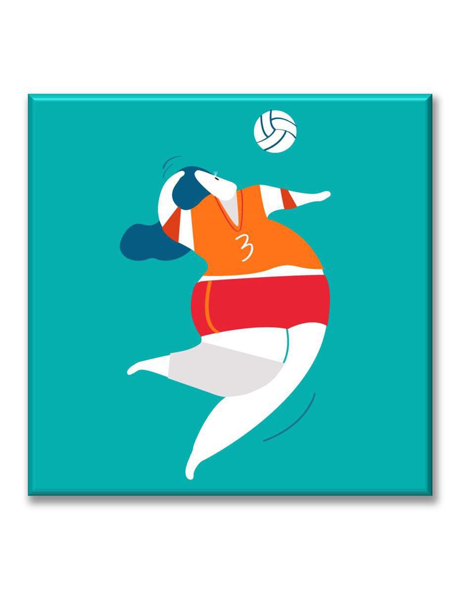 Cuadro decorativo Jugadora de volleyball