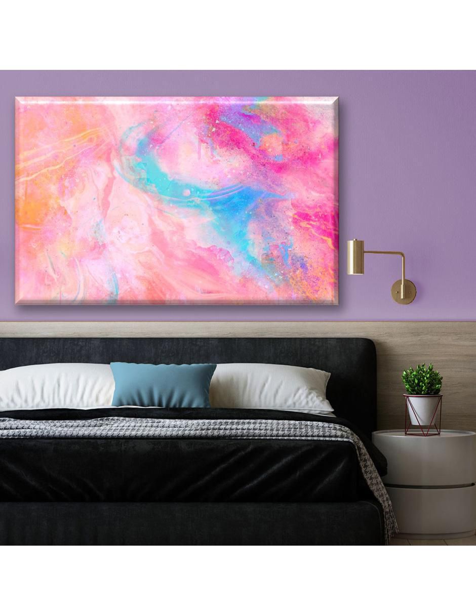 Cuadro decorativo Mancha rosa 2
