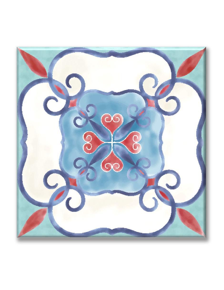Cuadro decorativo Mosaico acuarela