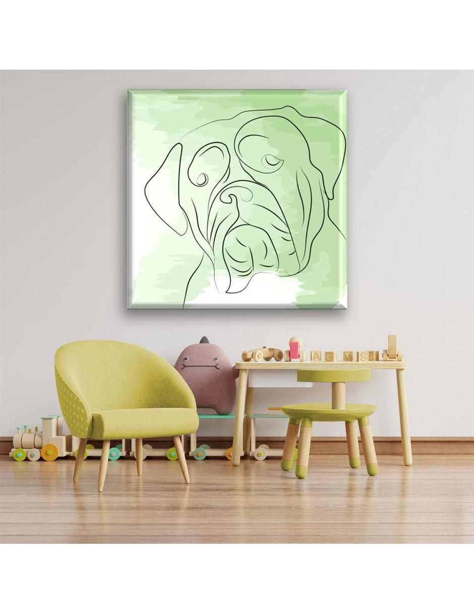 Cuadro decorativo Perrito arrugado 2