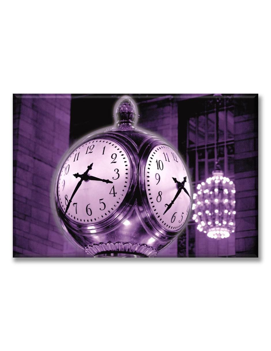 Cuadro decorativo Reloj morado Cuadro decorativo Reloj morado