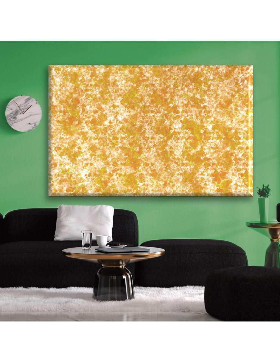Cuadro decorativo Texturas amarillas 2