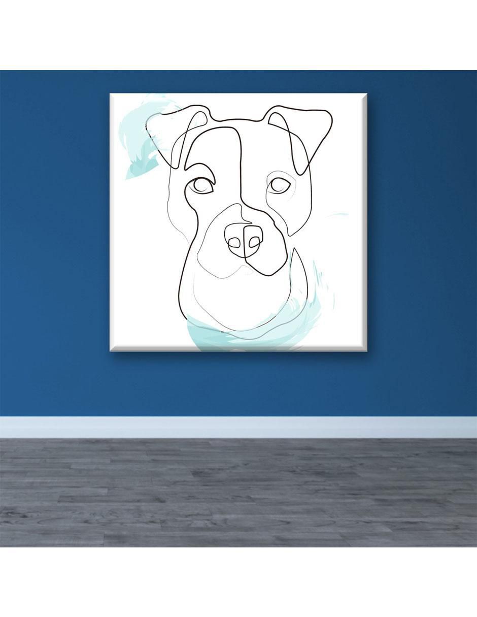 Cuadro decorativo Línea pitbull 2
