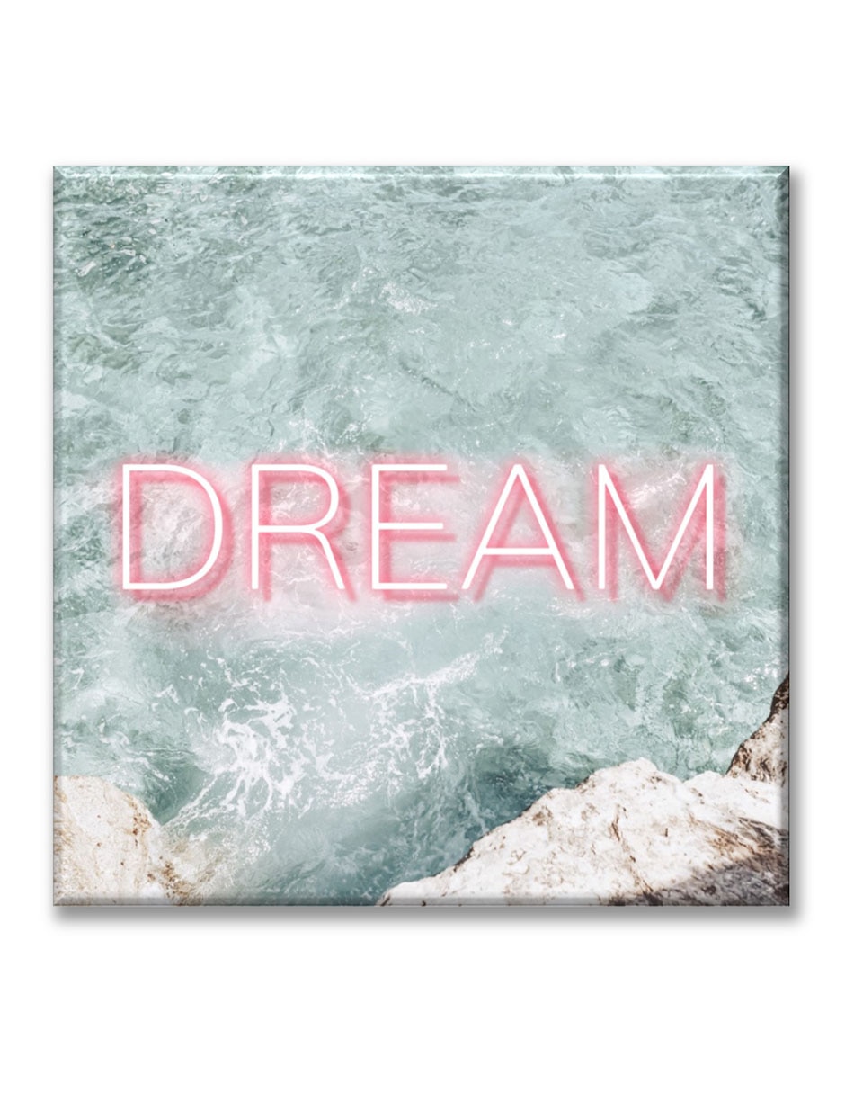 Cuadro decorativo Dream frase