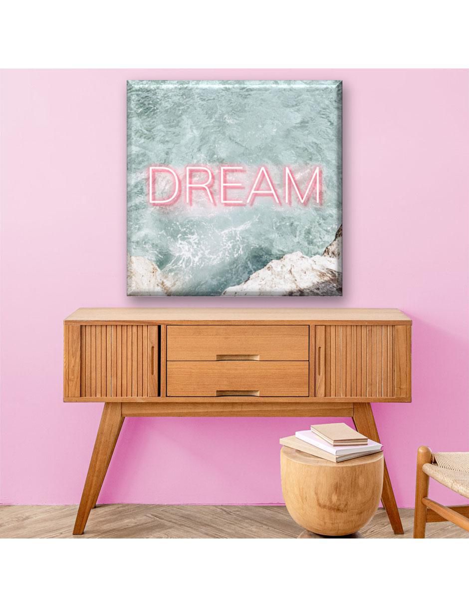 Cuadro decorativo Dream frase 2